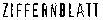 ZIFFERNBLATT